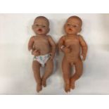 Reborn very small Ashton Drake 2006 plus two similar size dolls by Berenguer, two new born dolls by