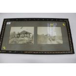 Pair of early 20th century framed photographs- The Royal Party at Senator Kirch 1901'