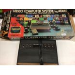 Atari Video Computer System boxed plus a selection of games