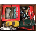 Collection of 1:24 scale models and other items