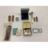 Cartier cigarette lighter, other lighters and cigar cutters