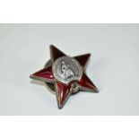 Second World War Soviet Russian Order of the Red Star, numbered to reverse 859987.