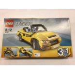 Lego Creator 5767 Cool Cruiser 3 in 1, 4955 Truck 3 in 1, 31037 Mini Car 3 in 1, with instructions,
