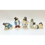 Collection of ten Coalport Paddington Bear figures