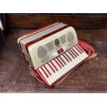 Galanti piano accordion in case