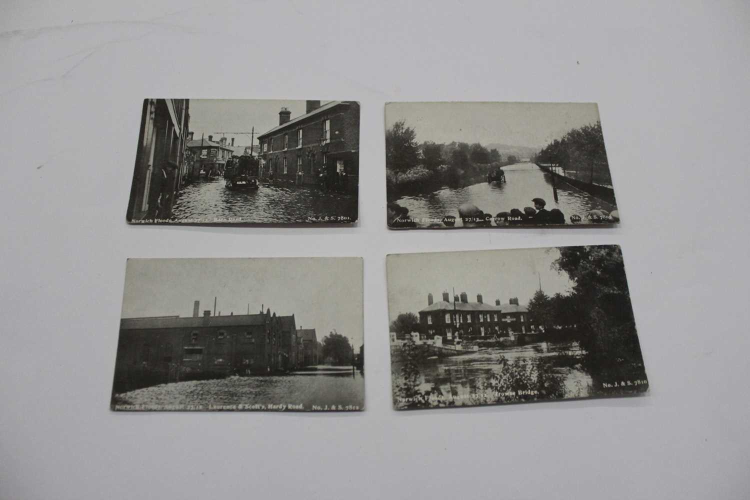 Postcards in album and loose. Good selection of real photographic cards including animated street sc - Image 8 of 10