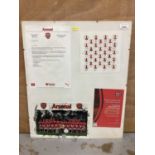 Signed Arsenal 2014/15 photograph with certificate of authenticity