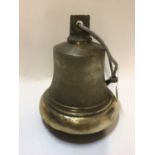 Old bronze bell marked with George VI cypher