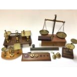 Antique brass scales