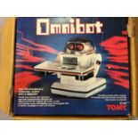 1980 Tomy Omnibot, in original box with all accessories - in working order with new batteries