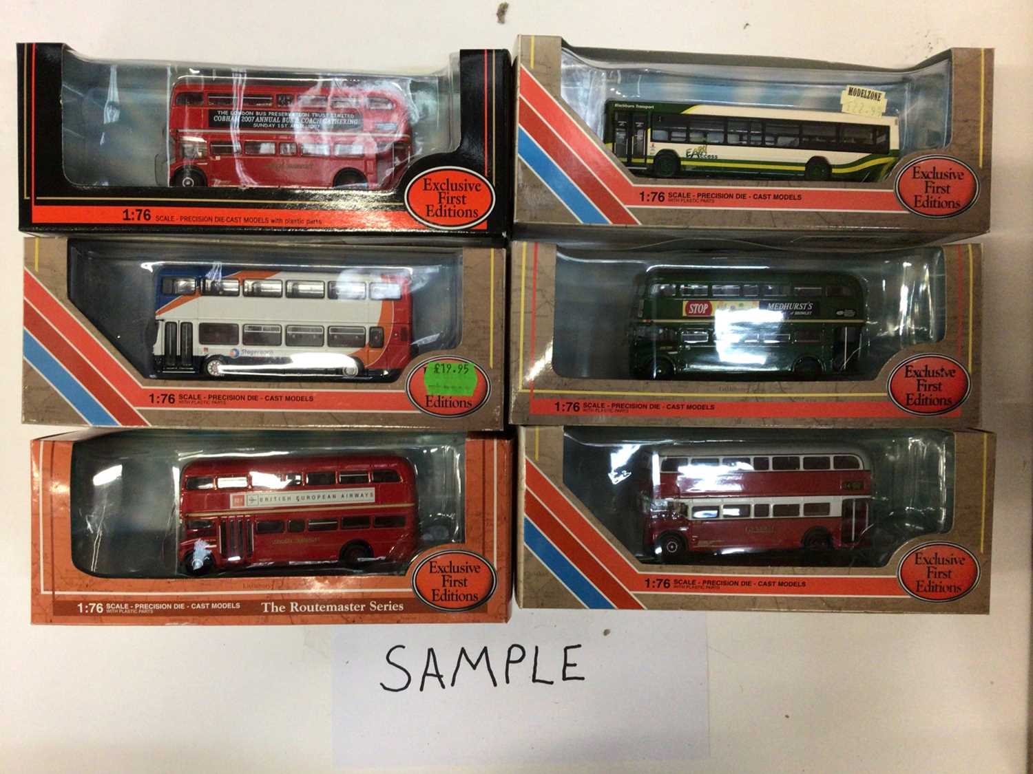 Selection of Exclusive First Editions model buses, in original boxes (21)