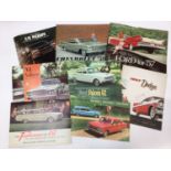 Quantity of car brochures