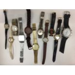 Collection of assorted wristwatches