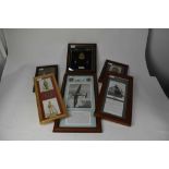 Two Second World War RAF photographs signed by Johnnie Johnson, another by Arthur Charles Leigh, tog