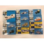 Four boxes of boxed vanguards cars