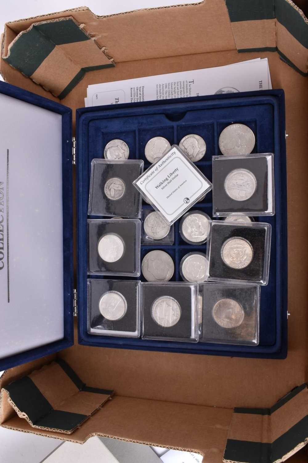 U.S.A. - Mixed coinage to include silver commemorative Dollars, Half Dollars and other issues to inc - Image 2 of 2