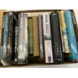 Small box of signed modern 1st editions