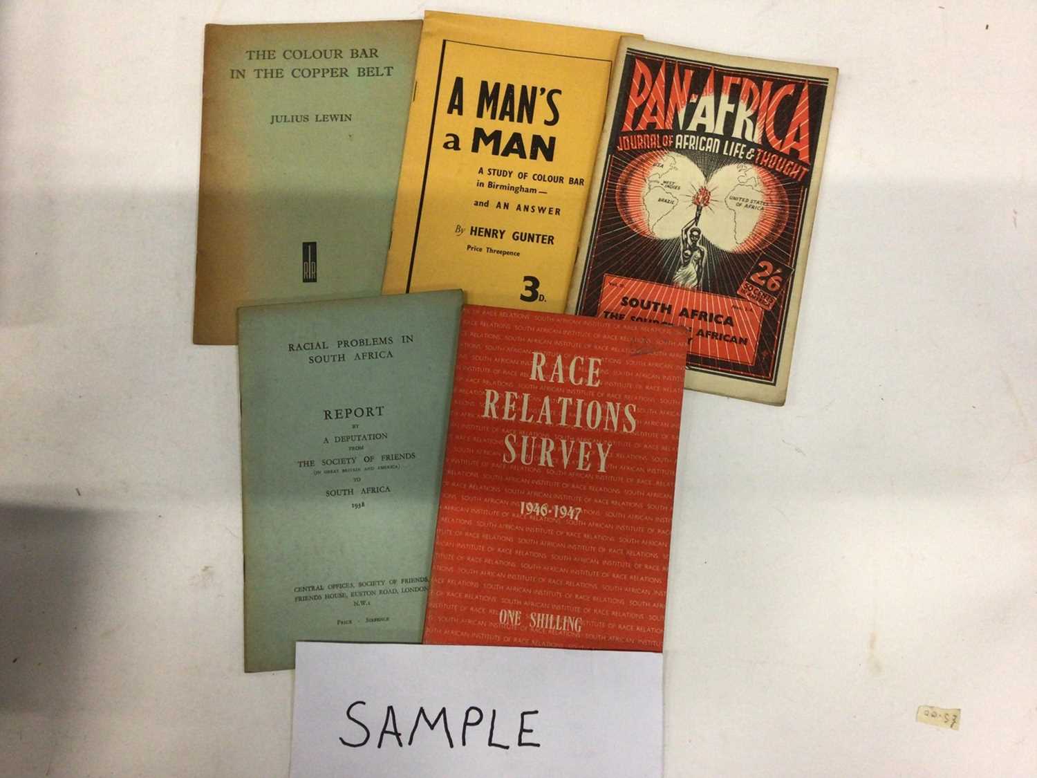 Four small boxes of 1930's-50's reports, booklets and soft-cover publications on Race Relations, Dis - Image 2 of 9