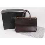 Anya Hindmarch 'Ebury' brown leather bag, with dust bag and box