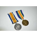 First World War pair comprising War and Victory medals named to 167791. 3. A.M. M. C. Harrison. R.A.