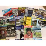 Selection of football programmes mainly Norwich City.