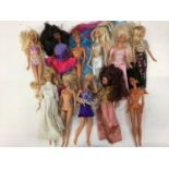 Quantity of Barbie dolls 1990's period including Disney.