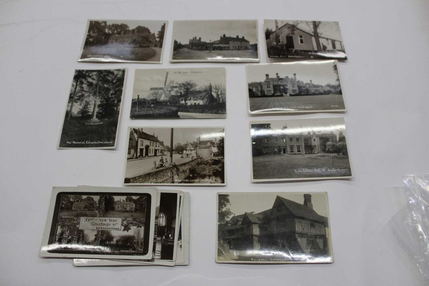 Postcards in album and loose. Good selection of real photographic cards including animated street sc - Image 7 of 10