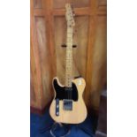 Squier Fender Telecaster left-handed electric six string guitar