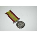 Victorian Afghanistan medal with no clasps, named to 1597 PTE. T. Beland 10th Rl Hussars.