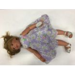 Doll Little Girl by Lee Middleton, designer Reva, 67cms. no. 137 of 500.