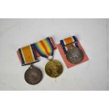 First World War pair comprising War and Victory medals named to 302453. 3. A.M. S. C. Grimley R.A.F.