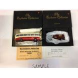 9 boxed diecast vehicles: The Exclusive Collection (9)