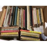 Box of books and catalogues relating to magic, conjuring, fortune telling and related matters