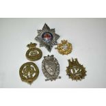 Good quality enamel Coldstream Guard Officers badge together with five Victorian military badges (6)