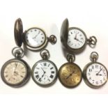 Six various pocket watches