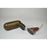 Pair of Second World War Air Ministry marked sunglasses in original case.