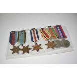 Second World War R.A.F. medal group comprising 1939 - 1945 Star, Air Crew Europe Star, France and Ge