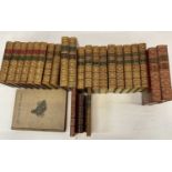Decorative bindings including Napier - History of the Peninsular Wars, 6 Vols. 1876, also Archibald