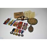 Second World War medal group comprising 1939 - 1945 Star, Italy Star, Atlantic Star, Burma Star and