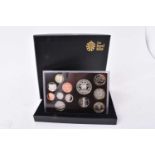 G.B. - Royal Mint proof coin set 2009 (N.B. to include Kew Gardens 50p) cased with Certificate of Au