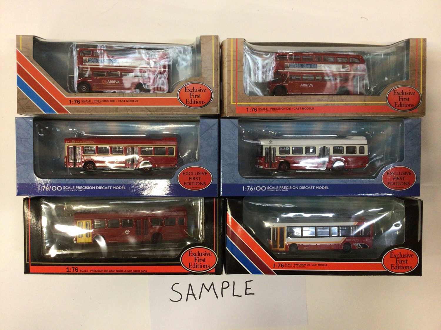 Selection of Exclusive First Editions model buses, in original boxes (25)