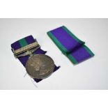 Elizabeth II General Service medal (Pre 1962 type) with Cyprus clasp, named to 23283053 SIGMN. F. W.