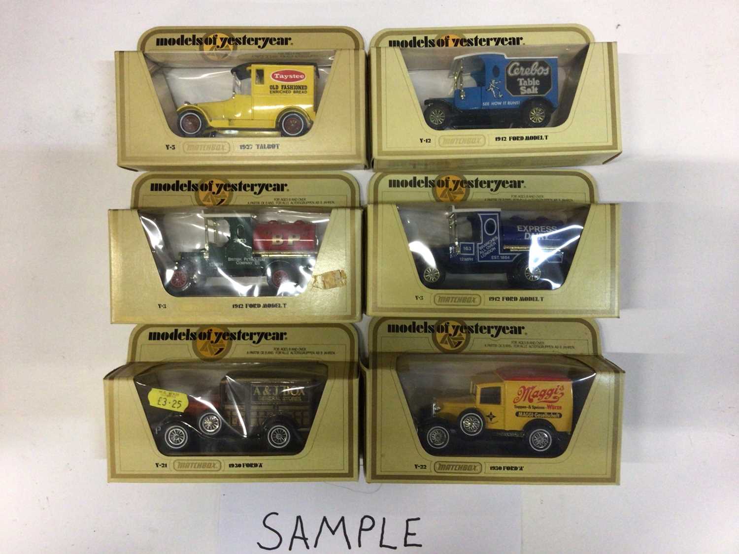 Selection of Models of Yesteryear, boxed and unboxed models.