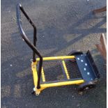 A metal trolley