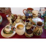 A quantity of Torquay pottery including Aller Vale, Longpark, etc.