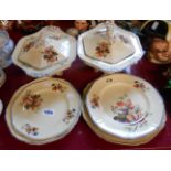 A small quantity of Coronet china dinner ware - various condition