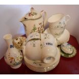 A vintage Sadler part tea set in the Wellington pattern - sold with a small quantity of further