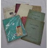 A quantity of ephemera comprising vintage school exercise books and other publications