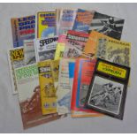 A small collection of Speedway programmes, various clubs and international meets including early