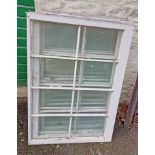 Six old sash windows - for restoration